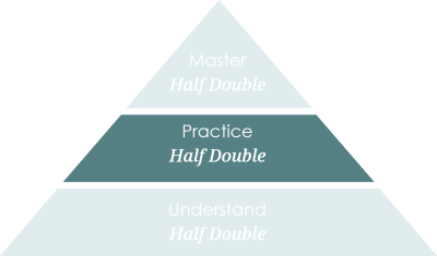 The Half Double certification, practitioner level